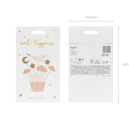 Bâtons de cocktail Cigogne 7pcs