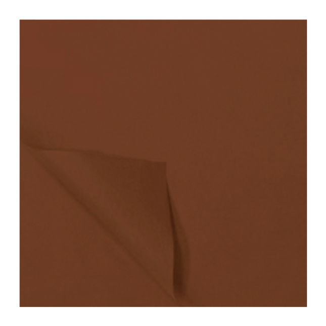 Papier de soie brun rouille 50x70cm 25pcs