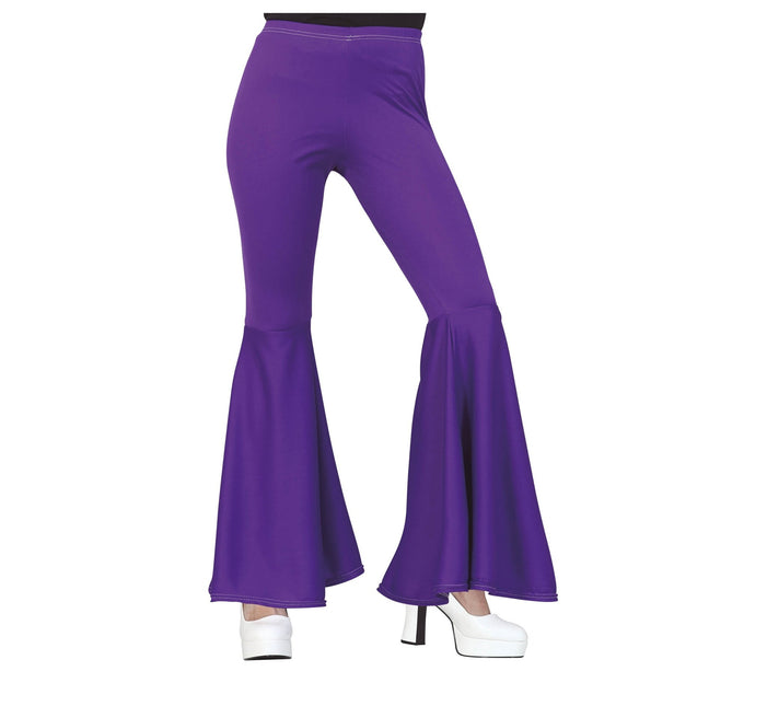 Pantalon Disco 70S Violet Dames