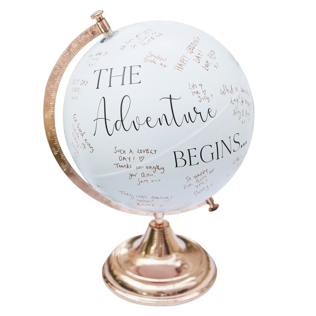 Livre d'or Globe 28cm