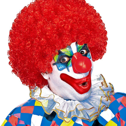 Perruque rouge Boucles de clown