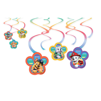 Décoration suspendue Paw Patrol 60cm 6pcs