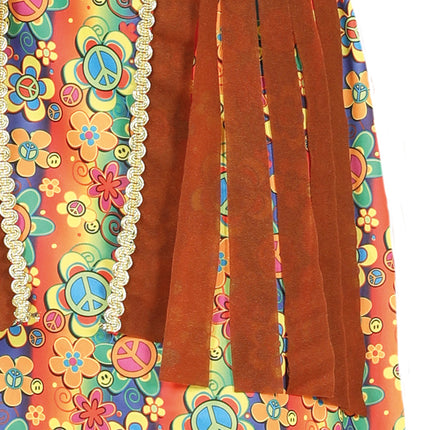 Costume floral pour femme Hippie 60S