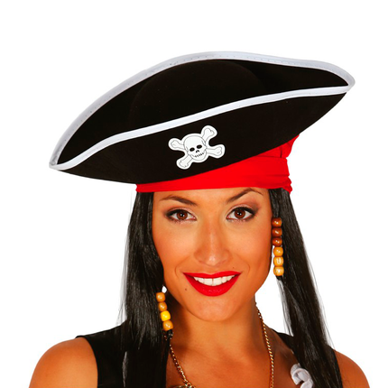 Chapeau de pirate noir
