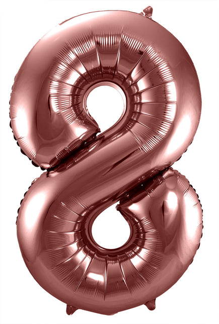 Ballon de baudruche Figure 8 Bronze XL 86cm vide