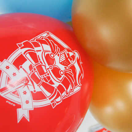 Ballon chevalier 8pcs 30cm