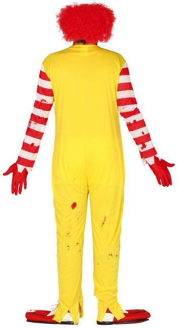 Costume d'Halloween Zombie Clown Hommes L