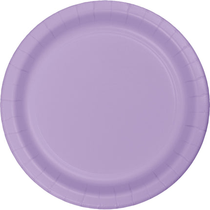 Assiettes lilas 23cm 24pcs