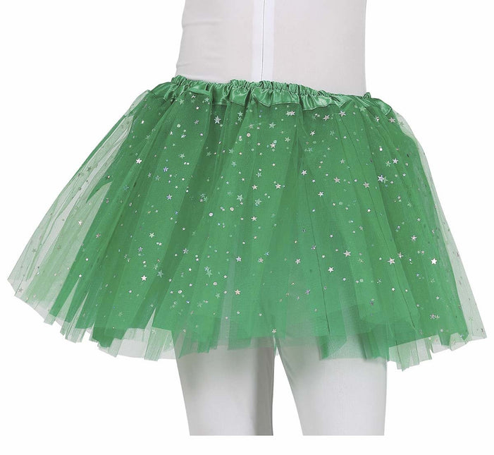 Tutu vert étoiles 30cm