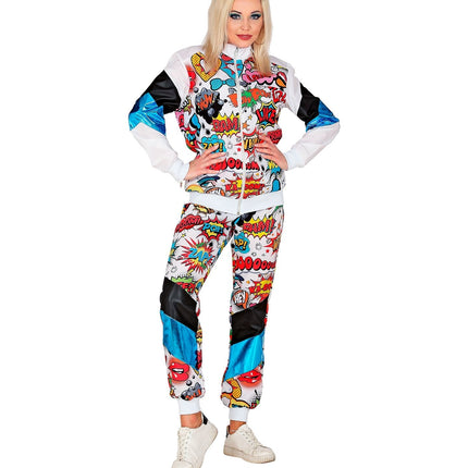Neon 80S Tracksuit Error Pop Art