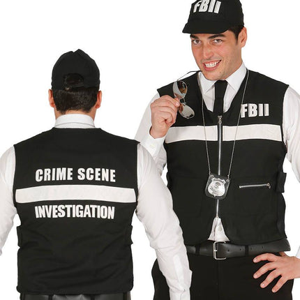 Gilet et casquette du FBI