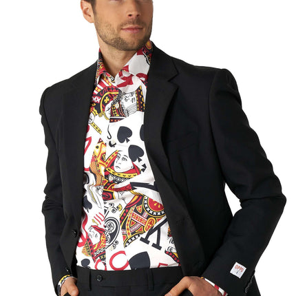 Chemise homme cartes à jouer du casino <tc>OppoSuits</tc>