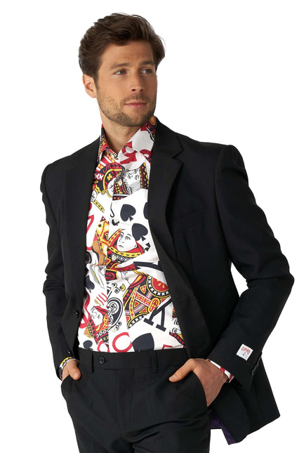 Chemise homme cartes à jouer du casino <tc>OppoSuits</tc>