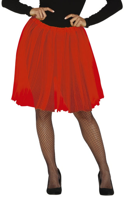 Tutu rouge pour dames 60cm