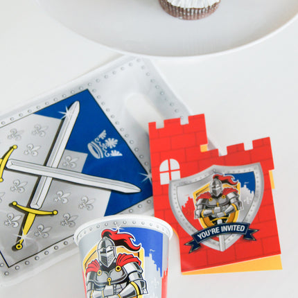 Invitations de chevalier 8pcs