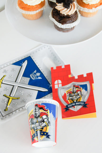 Invitations de chevalier 8pcs