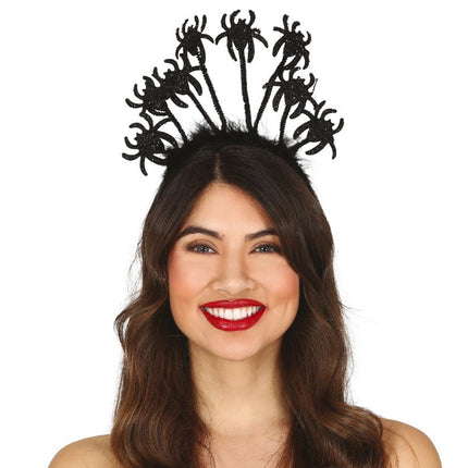Halloween Tiara Spiders