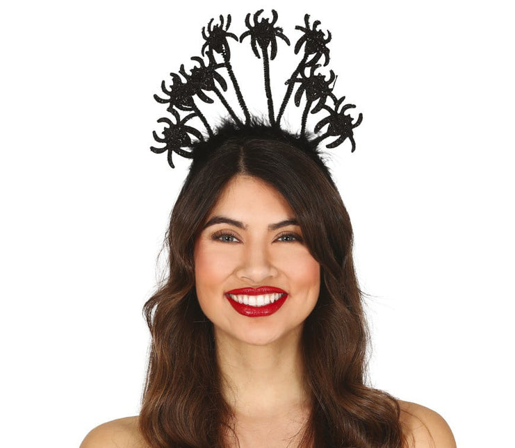 Halloween Tiara Spiders