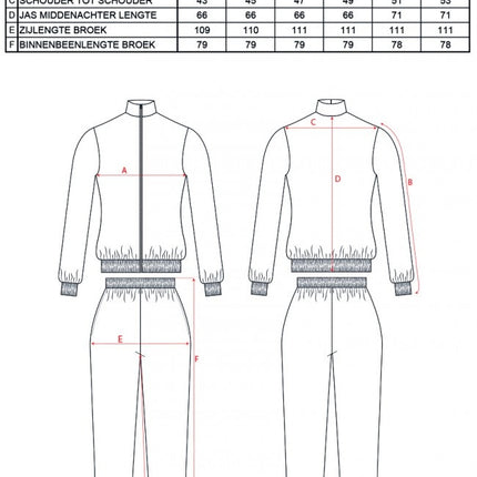 Tracksuit Argent Hommes