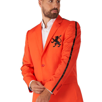 Orange Holland Blazer Hommes <tc>OppoSuits</tc>