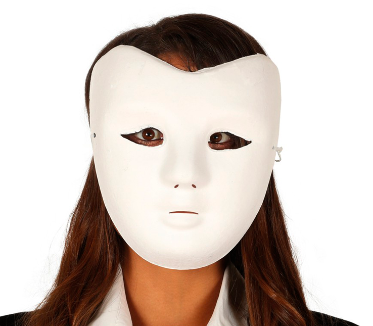 Papier masque blanc