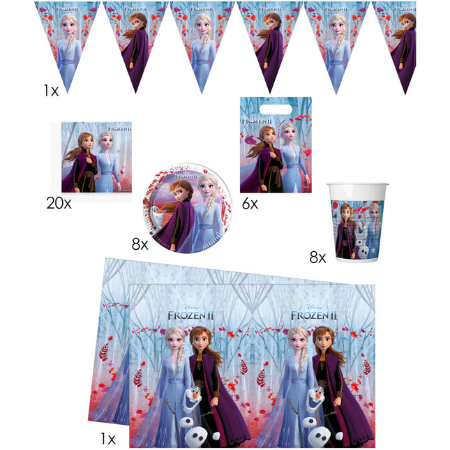 Frozen 2 Party pack 8 enfants