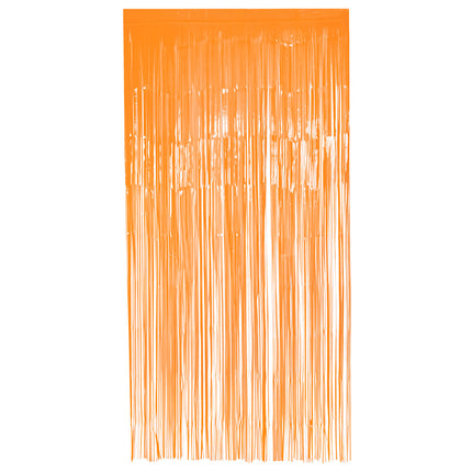 Rideau de porte orange fluo 2m