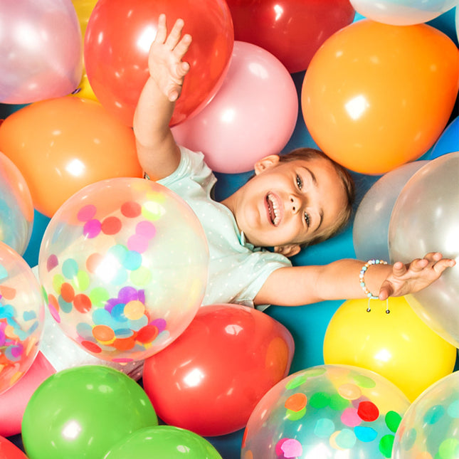 Ballons colorés Confetti 30cm 5pcs