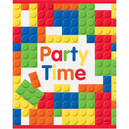 Blocs de construction Sacs de partage d'anniversaire 8pcs