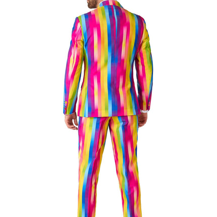 Costume à rayures arc-en-ciel Hommes <tc>OppoSuits</tc>