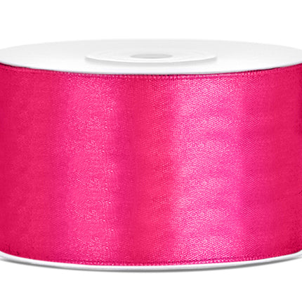 Ruban de satin Fuchsia 38mm 25m