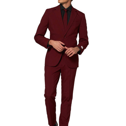 Costume rouge bordeaux Hommes <tc>OppoSuits</tc>