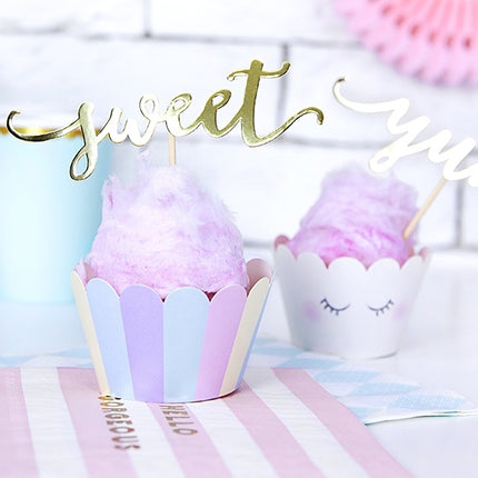 Moules à cupcake Licorne 6pcs