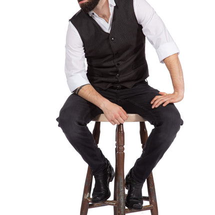 Set d'habillage pour les années folles 20S Gillet et casquette pour hommes