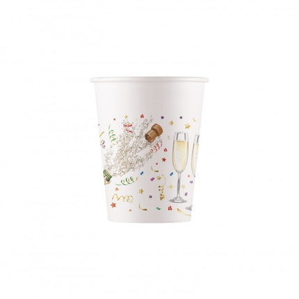 Coupes de célébration pétillantes 200ml 8pcs