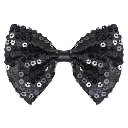 Noeud noir à paillettes Unisexe