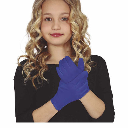 Gants bleus enfant 17cm