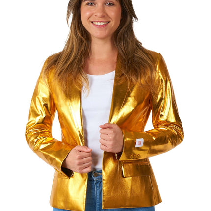 Blazer doré Dames <tc>OppoSuits</tc>
