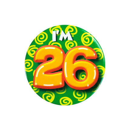 Je suis 26 Bouton 26 ans 5.5cm