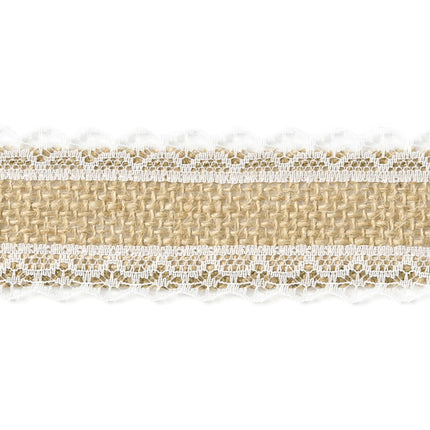 Ruban de jute Dentelle 5m