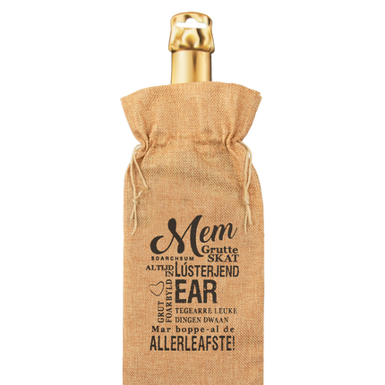 Sac cadeau Bouteille Mem 42cm