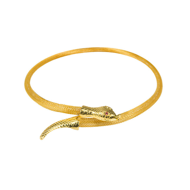 Collier serpent or
