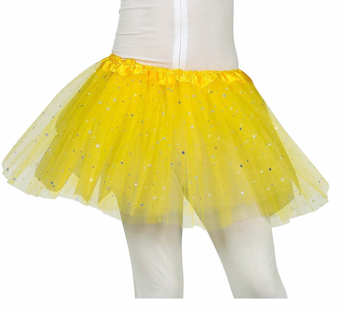 Tutu jaune étoiles 30cm