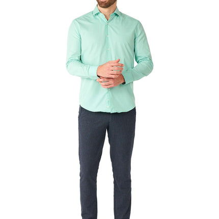 Chemise Vert Menthe Hommes <tc>OppoSuits</tc>