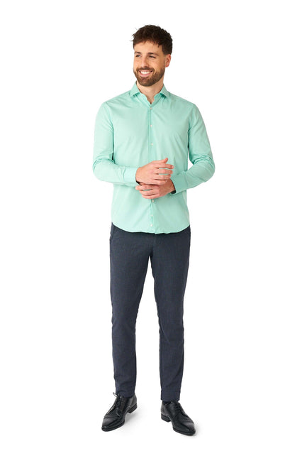 Chemise Vert Menthe Hommes <tc>OppoSuits</tc>