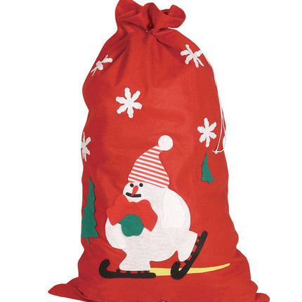 Sac de Noël Bonhomme de neige 85cm