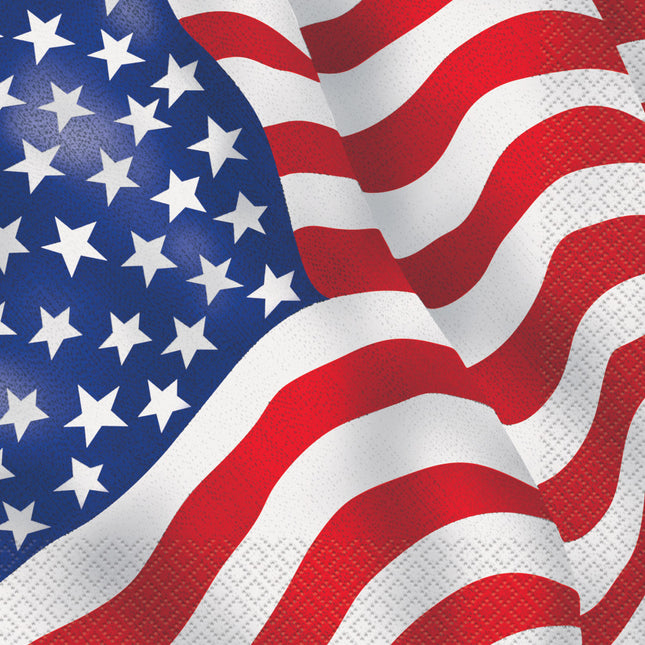 Serviettes de table USA 33cm 16pcs