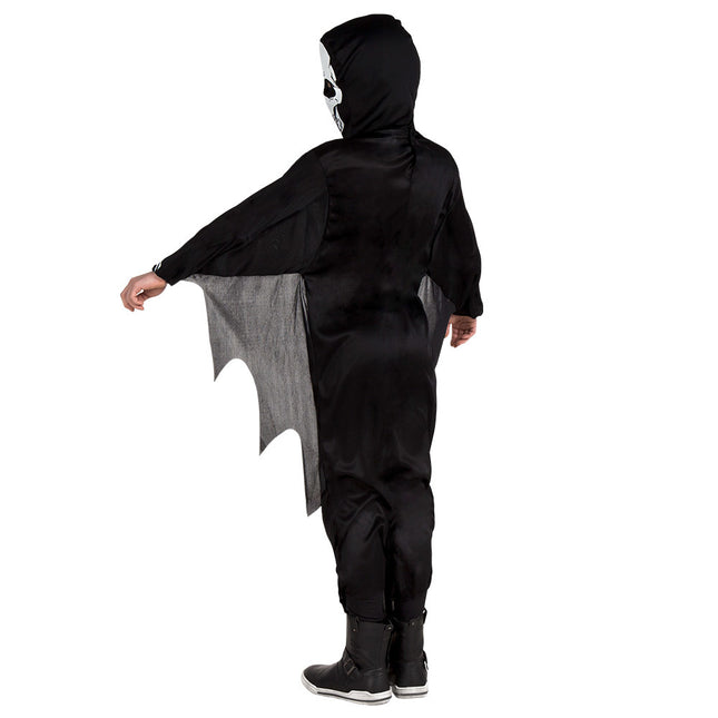 Costume d'Halloween Squelette Enfant Noir