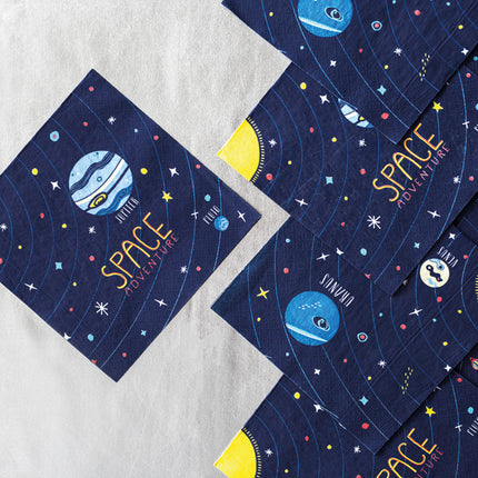 Serviettes de table Espace 33cm 20pcs