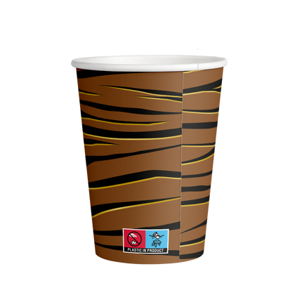 Tasses à tigre 250ml 8pcs